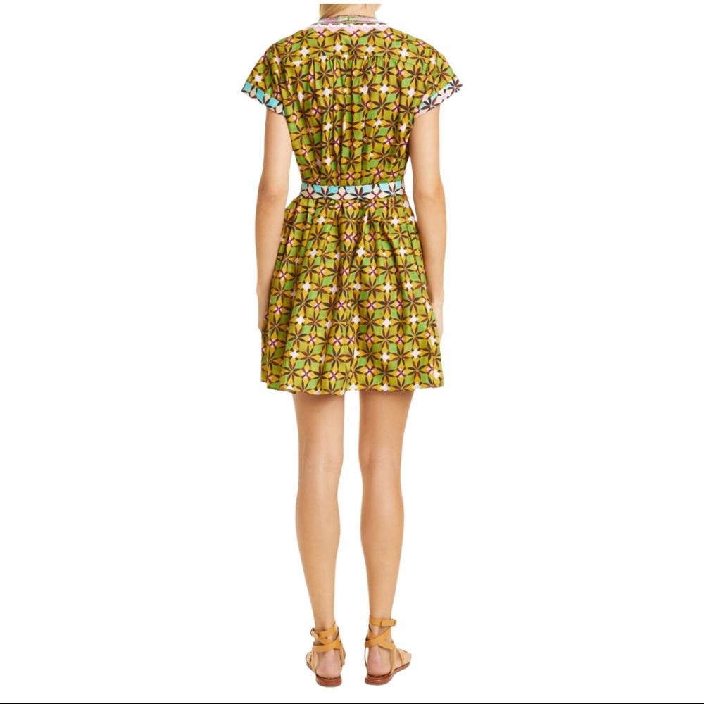 SALONI Ashley Floral Print Cotton Babydoll Minidress (4) - Picture 3 of 13